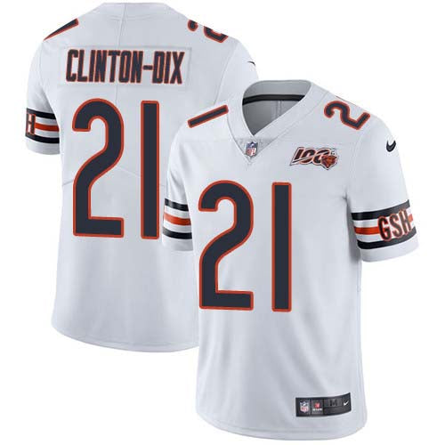Nike Chicago Bears #21 Ha Ha Clinton-Dix White Men's 100th Season Stitched NFL Vapor Untouchable Limited Jersey Men's