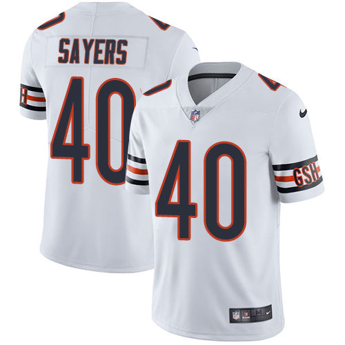 Nike Chicago Bears #40 Gale Sayers White Men's Stitched NFL Vapor Untouchable Limited Jersey Men's