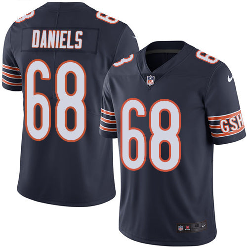 Nike Chicago Bears #68 James Daniels Navy Blue Team Color Men's Stitched NFL Vapor Untouchable Limited Jersey Men's