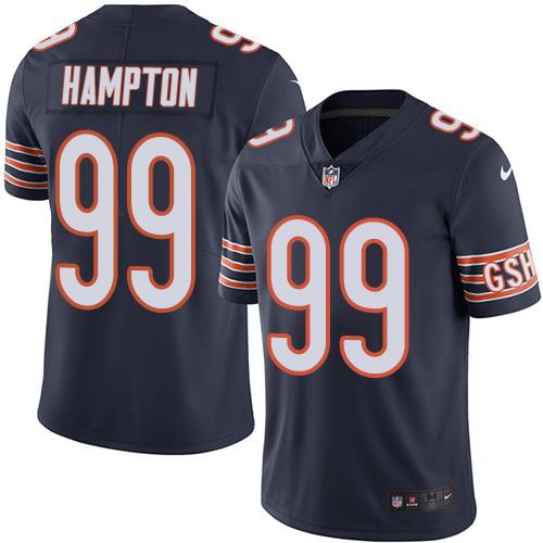 Nike Chicago Bears #99 Dan Hampton Navy Blue Team Color Men's Stitched NFL Vapor Untouchable Limited Jersey Men's