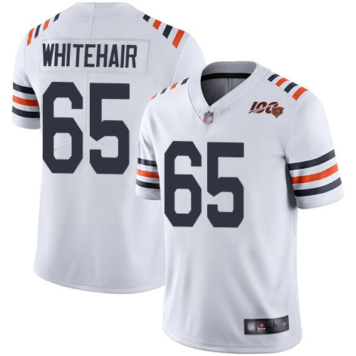 Nike Chicago Bears #65 Cody Whitehair White Alternate Men's Stitched NFL Vapor Untouchable Limited 100th Season Jersey Men's