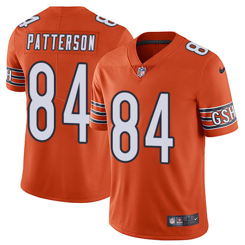 Nike Chicago Bears #84 Cordarrelle Patterson Orange Men's Stitched NFL Limited Rush Jersey Men's