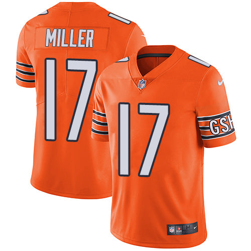 Nike Chicago Bears #17 Anthony Miller Orange Men's Stitched NFL Limited Rush Jersey Men's