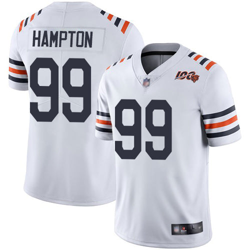 Nike Chicago Bears #99 Dan Hampton White Alternate Men's Stitched NFL Vapor Untouchable Limited 100th Season Jersey Men's