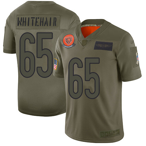Nike Chicago Bears #65 Cody Whitehair Camo Men's Stitched NFL Limited 2019 Salute To Service Jersey Men's