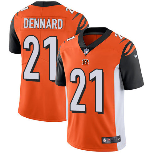 Nike Cincinnati Bengals #21 Darqueze Dennard Orange Alternate Men's Stitched NFL Vapor Untouchable Limited Jersey Men's