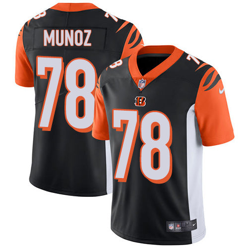 Nike Cincinnati Bengals #78 Anthony Munoz Black Team Color Men's Stitched NFL Vapor Untouchable Limited Jersey Men's