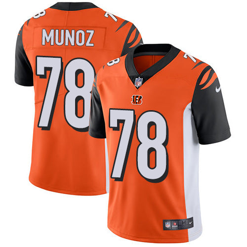 Nike Cincinnati Bengals #78 Anthony Munoz Orange Alternate Men's Stitched NFL Vapor Untouchable Limited Jersey Men's