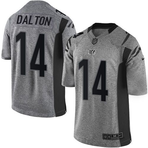 Nike Cincinnati Bengals #14 Andy Dalton Gray Men's Stitched NFL Limited Gridiron Gray Jersey Men's