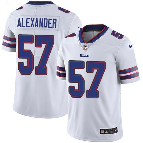 Nike Buffalo Bills #57 Lorenzo Alexander White Men's Stitched NFL Vapor Untouchable Limited Jersey Men's