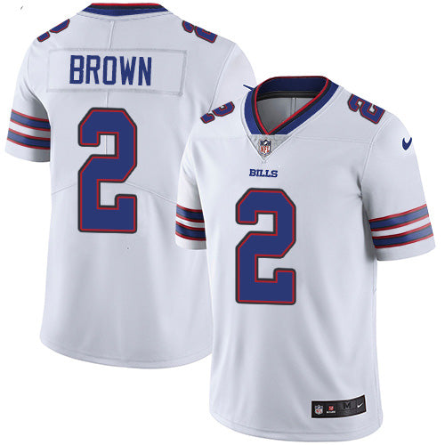 Nike Buffalo Bills #2 John Brown White Men's Stitched NFL Vapor Untouchable Limited Jersey Men's