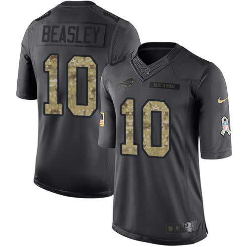 Nike Buffalo Bills #10 Cole Beasley Black Men's Stitched NFL Limited 2016 Salute To Service Jersey Men's