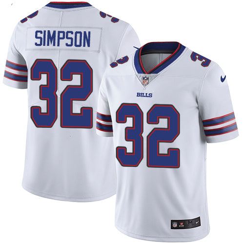 Nike Buffalo Bills #32 O. J. Simpson White Men's Stitched NFL Vapor Untouchable Limited Jersey Men's