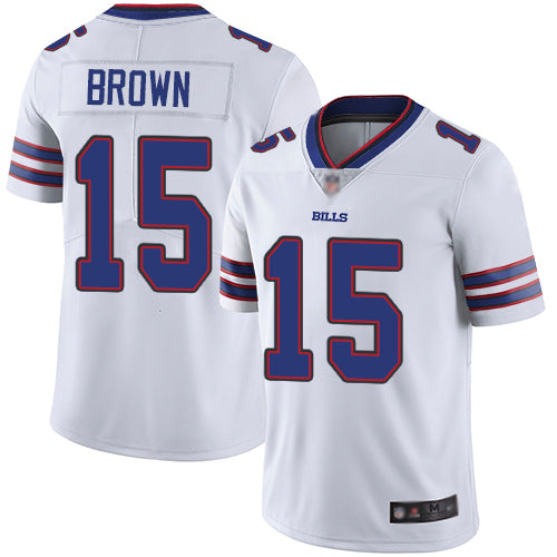 Nike Buffalo Bills #15 John Brown White Men's Stitched NFL Vapor Untouchable Limited Jersey Men's