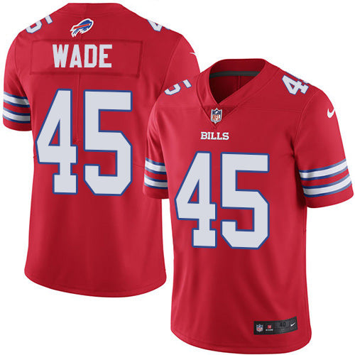 Nike Buffalo Bills #45 Christian Wade Red Men's Stitched NFL Elite Rush Jersey Men's