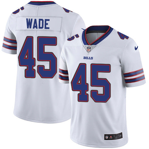 Nike Buffalo Bills #45 Christian Wade White Men's Stitched NFL Vapor Untouchable Limited Jersey Men's