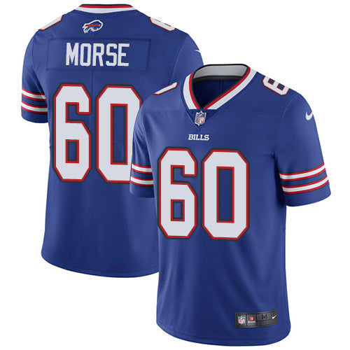 Nike Buffalo Bills #60 Mitch Morse Royal Blue Team Color Men's Stitched NFL Vapor Untouchable Limited Jersey Men's