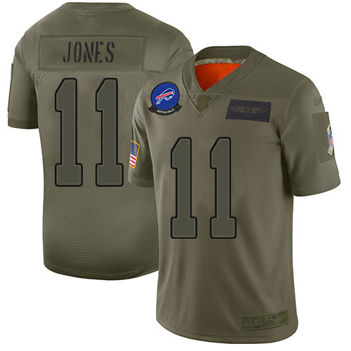 Nike Buffalo Bills #11 Zay Jones Camo Men's Stitched NFL Limited 2019 Salute To Service Jersey Men's