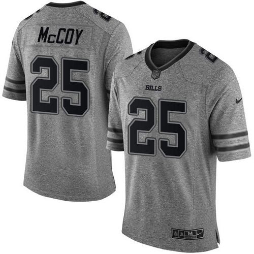 Nike Buffalo Bills #25 LeSean McCoy Gray Men's Stitched NFL Limited Gridiron Gray Jersey Men's