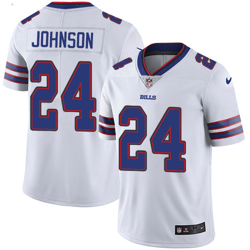 Nike Buffalo Bills #24 Taron Johnson White Men's Stitched NFL Vapor Untouchable Limited Jersey Men's
