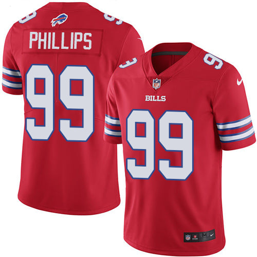 Nike Buffalo Bills #99 Harrison Phillips Red Men's Stitched NFL Limited Rush Jersey Men's