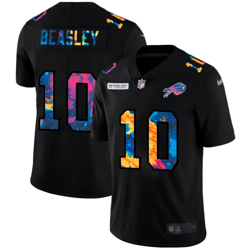 Buffalo Buffalo Bills #10 Cole Beasley Men's Nike Multi-Color Black 2020 NFL Crucial Catch Vapor Untouchable Limited Jersey Men's