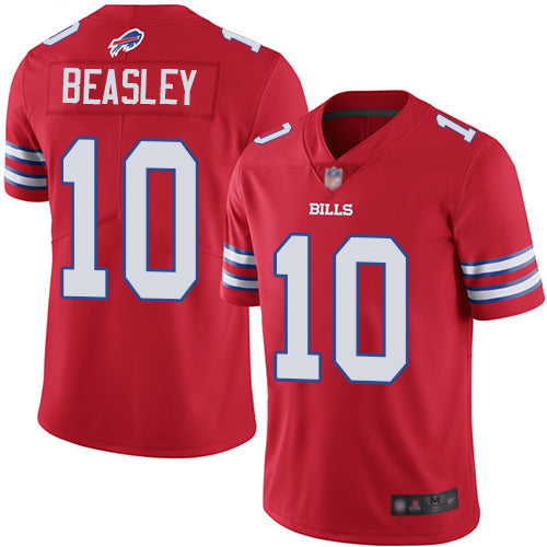 Nike Buffalo Bills #10 Cole Beasley Red Men's Stitched NFL Limited Rush Jersey Men's