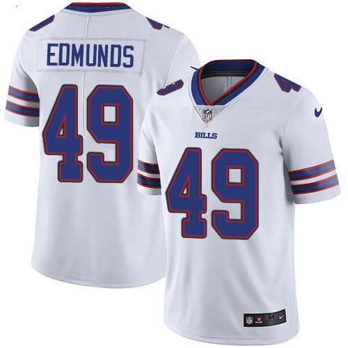 Nike Buffalo Bills #49 Tremaine Edmunds White Men's Stitched NFL Vapor Untouchable Limited Jersey Men's