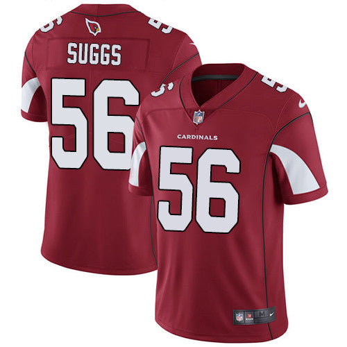 Nike Arizona Cardinals #56 Terrell Suggs Red Team Color Men's Stitched NFL Vapor Untouchable Limited Jersey Men's