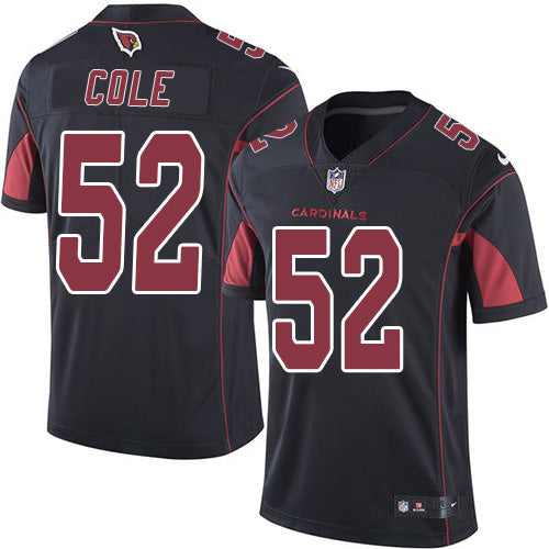 Nike Arizona Cardinals #52 Mason Cole Black Men's Stitched NFL Limited Rush Jersey Men's