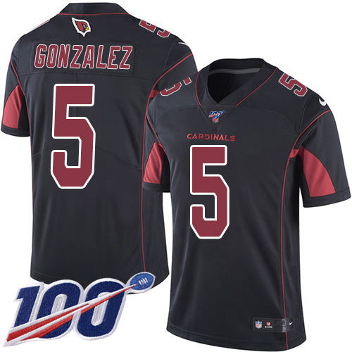 Nike Arizona Cardinals #5 Zane Gonzalez Black Men's Stitched NFL Limited Rush 100th Season Jersey Men's