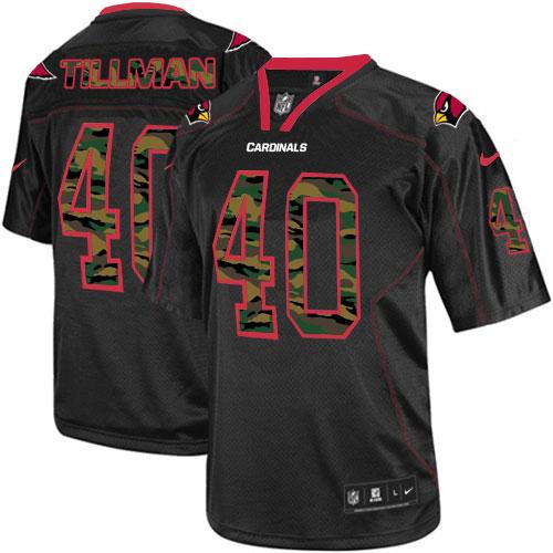 Nike Arizona Cardinals #40 Pat Tillman Black Men's Stitched NFL Elite Camo Fashion Jersey Men's