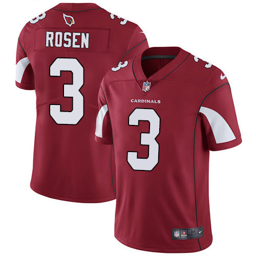 Nike Arizona Cardinals #3 Josh Rosen Red Team Color Men's Stitched NFL Vapor Untouchable Limited Jersey Men's