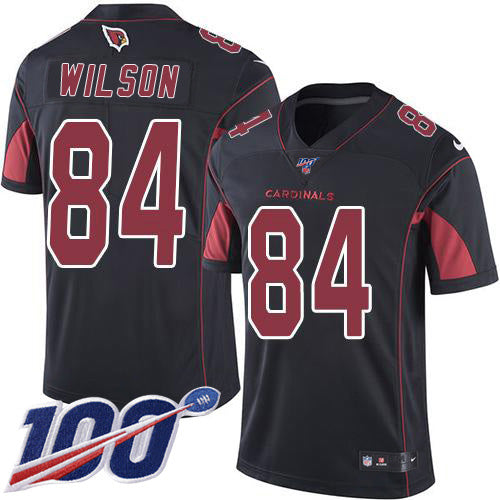 Nike Arizona Cardinals #84 Caleb Wilson Black Men's Stitched NFL Limited Rush 100th Season Jersey Men's