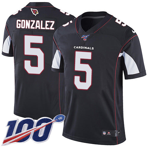 Nike Arizona Cardinals #5 Zane Gonzalez Black Alternate Men's Stitched NFL 100th Season Vapor Limited Jersey Men's