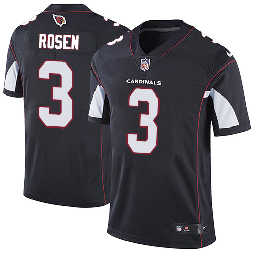 Nike Arizona Cardinals #3 Josh Rosen Black Alternate Men's Stitched NFL Vapor Untouchable Limited Jersey Men's
