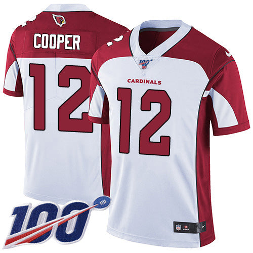 Nike Arizona Cardinals #12 Pharoh Cooper White Men's Stitched NFL 100th Season Vapor Limited Jersey Men's