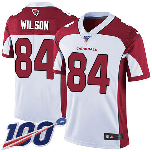 Nike Arizona Cardinals #84 Caleb Wilson White Men's Stitched NFL 100th Season Vapor Limited Jersey Men's