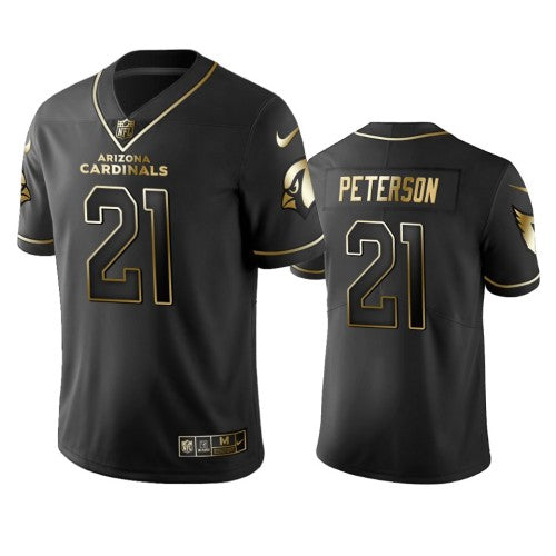 Arizona Cardinals #21 Patrick Peterson Men's Stitched NFL Vapor Untouchable Limited Black Golden Jersey Men's
