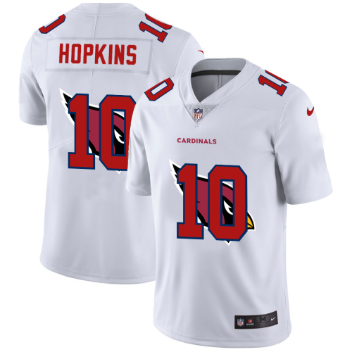 Arizona Arizona Cardinals #10 DeAndre Hopkins White Men's Nike Team Logo Dual Overlap Limited NFL Jersey Men's