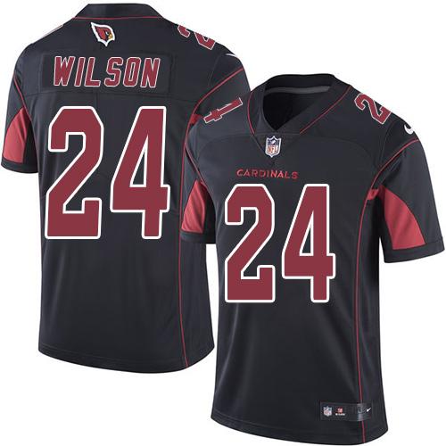 Nike Arizona Cardinals #24 Adrian Wilson Black Men's Stitched NFL Limited Rush Jersey Men's