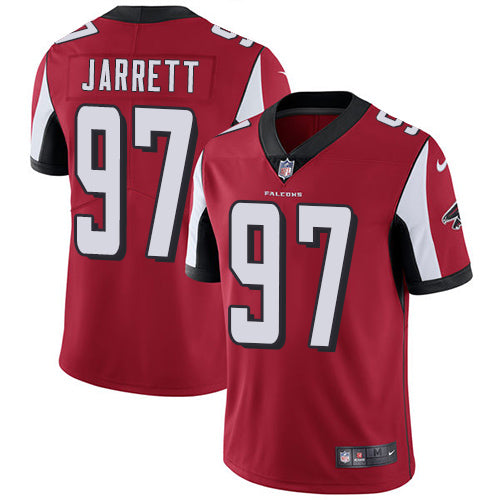 Nike Atlanta Falcons #97 Grady Jarrett Red Team Color Men's Stitched NFL Vapor Untouchable Limited Jersey Men's