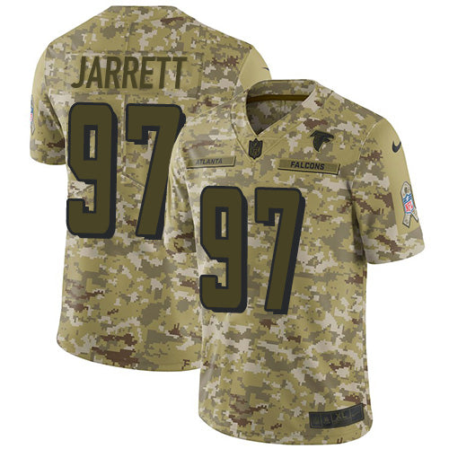 Nike Atlanta Falcons #97 Grady Jarrett Camo Men's Stitched NFL Limited 2018 Salute To Service Jersey Men's