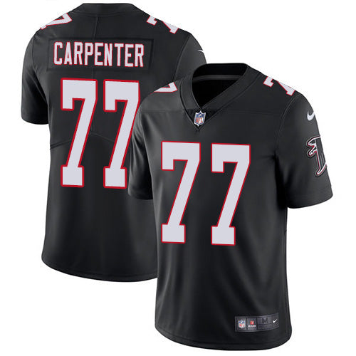 Nike Atlanta Falcons #77 James Carpenter Black Alternate Men's Stitched NFL Vapor Untouchable Limited Jersey Men's