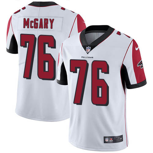 Nike Atlanta Falcons #76 Kaleb McGary White Men's Stitched NFL Vapor Untouchable Limited Jersey Men's