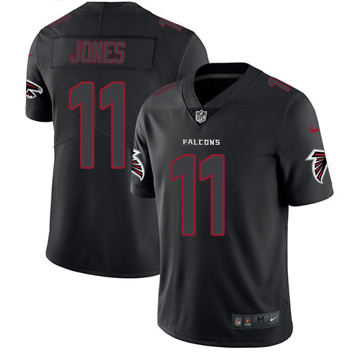 Nike Atlanta Falcons #11 Julio Jones Black Men's Stitched NFL Limited Rush Impact Jersey Men's