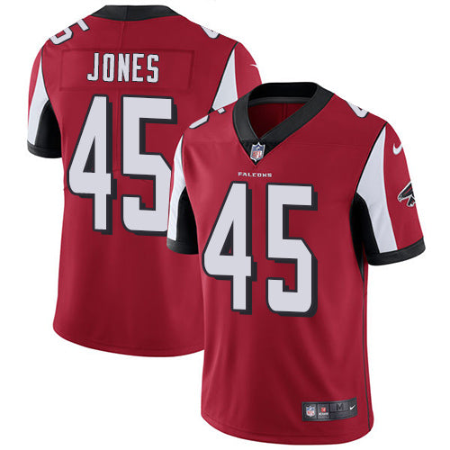 Nike Atlanta Falcons #45 Deion Jones Red Team Color Men's Stitched NFL Vapor Untouchable Limited Jersey Men's