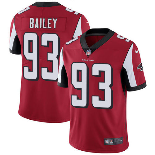 Nike Atlanta Falcons #93 Allen Bailey Red Team Color Men's Stitched NFL Vapor Untouchable Limited Jersey Men's