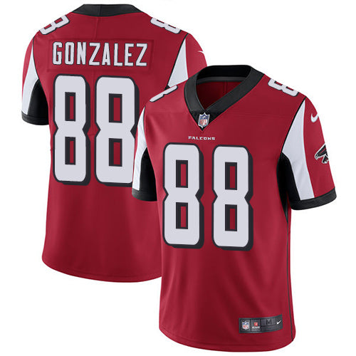 Nike Atlanta Falcons #88 Tony Gonzalez Red Team Color Men's Stitched NFL Vapor Untouchable Limited Jersey Men's