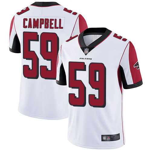 Nike Atlanta Falcons #59 De'Vondre Campbell White Men's Stitched NFL Vapor Untouchable Limited Jersey Men's